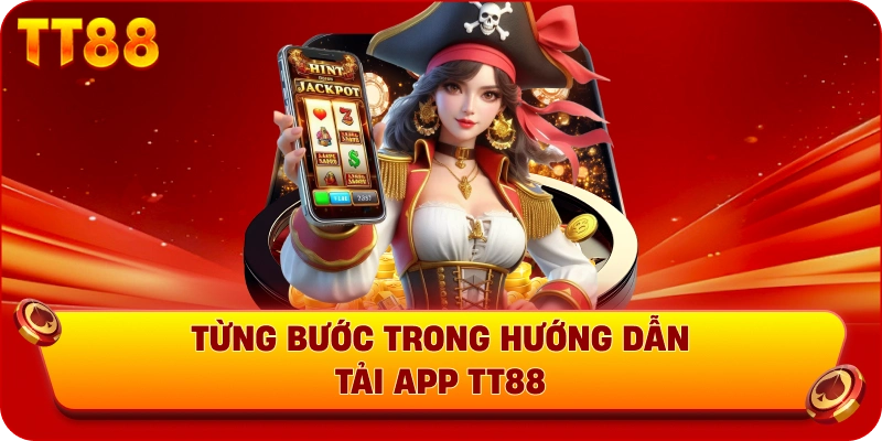 Từng bước trong hướng dẫn tải app TT88